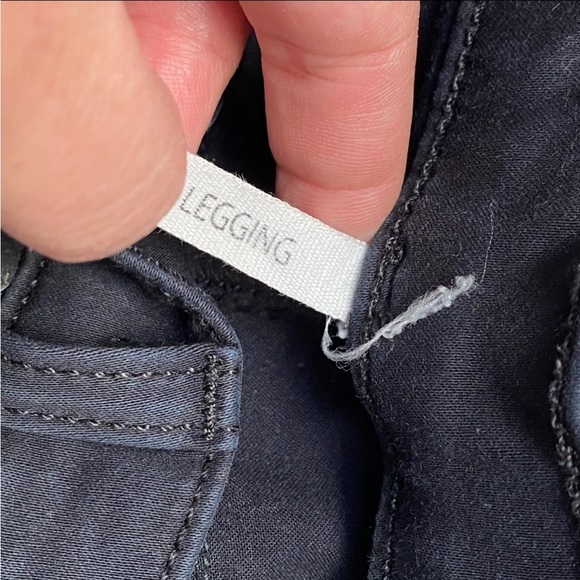 Rag & Bone Jean Legging Black Plush Skinny Mid Rise Stretch Denim Size 28 - Picture 13 of 14